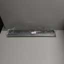 Repa Market 21" x 3" Inch Air Grille for Round Spiral Ducts - Adjustable Double Louvre Blade - Galvanized Ventilation Cover - Side Fit Round Surface Canal Ducting from 7" to 15.75" Inches