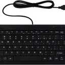 CUQI Mini Keyboard, Small Wired 82 Scissor Keys, USB Interface Compact for Android, Windows PC, Laptop, Raspberry Pi, Windows 10/8/7