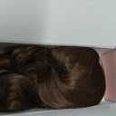 Flufymooz Ponytail Extension, 14 Inch Short Drawstring Ponytail Hair Extension for Women, Soft Synthetic Pony Tails Hairpiece for Women (Medium Chocolate Brown)