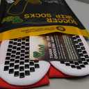 LUX Anti Slip Soccer Knee Socks,Non Slip Football/Basketball/Hockey Sports Grip Socks