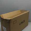 Acrylic Makeup Organizer with 19 Drawers, 4 Pack Clear Storage Drawers, Bathroom Makeup Organizer for Palettes, Cosmetic, and Beauty Supplies, Ideal for Vanity, Cabinet, Desk Organization