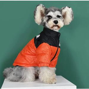 Dog Winter Coat Duck Down Jacket for Dogs-Thicken Dog Coat Windbreaker Puppy Winter Clothes for Cold Weather Snowday (Orange, X-Large)