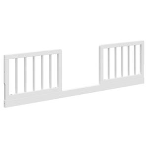 Storkcraft & Graco Toddler Safety Guardrail Kit with Dowels (White) GREENGUARD Gold Certified, Converts Compatible Storkcraft & Graco Crib to Toddler Bed, Kit Includes 2 Toddler Guardrails