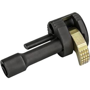 Tub drain removal tool, Remove the Damaged, Corroded Or Rusted Drainage Extractor, Applicable to 3/8-inch Ratchet Wrench (Gold)