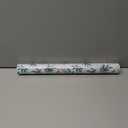 Retrify White Wrapping Paper Roll - Cute Red Berry and Green Leaves Mini Roll Foil Gift Wrap Paper for Christmas Holiday Festive Decoration - 17 Inches x 32.8 Feet