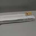 DEZ FURNISHINGS 2" Cordless Flat Slat Venetian Blind, 35.5" W x 64" H, White