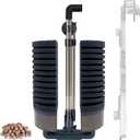 2 x 20-55 Gallon Aquarium Air Sponge Filter, for Axolotl Breeding Fry Betta Shrimp Nano Fish Tank,Upgrade Clip Installation