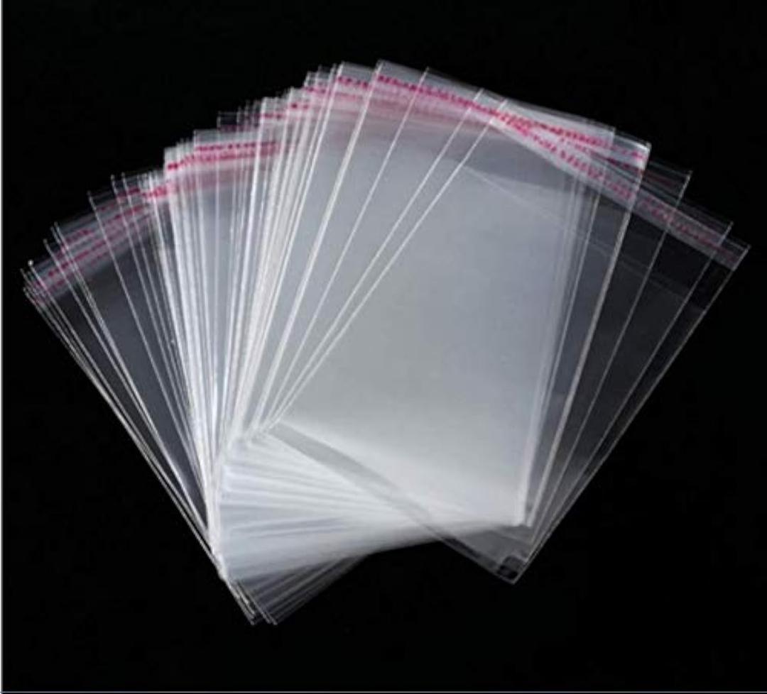 JOSDIOX 4" x 6" Self Seal Clear Cello Cellophane Resealable Plastic Poly Bags for Photo, Jewelry, Bakery, Treats, Party Favors4x6 " 200 Pcs