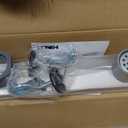 Shower Drain, 2 in 1 Linear Shower Drain 24 Inch(Brushed Nickel), 304 Stainless Steel Shower Floor Drain with Tile Insert Grate,Adjustable Feet,Hair Filter