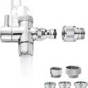 Faucet Aerator to Garden Hose Diverter (5 adapters + Quick Connector)