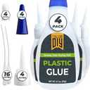 Y'allCanDiy Super Glue for Plastic 3 Pk x .7 Oz (20g) – Cyanoacrylate Based Heavy Duty CA Glue for Legos, Miniatures, PLA, 3D Printing, Toys, ABS, PVC, DIY Kits