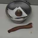 SENSARTE Nonstick Saucepan with Lid, 1.5 Quarts Small Pot with Swiss Granite Coating, Stay-cool Handle, Multipurpose Handy Sauce Pot Small Kitchen Cooking Pot, Induction Comptable, PFOA Free