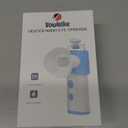 Eye Steamer for Dry Eye - Vowleike Portable Heated USB Nano Eye Mist Sprayer with Warm Compress for Dry Eyes & Stye Relief, Rechargeable Eye Drops Steamer for Home, Office & Travel, Light Blue