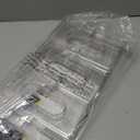 LARGER Compartment - 2 Tier Stackable Water Bottle Organizer Holder - for Stanley 40oz & Others' Large Tumbler - Clear Wine Rack, 8 Cup Bottle Holder for Cabinet Home Countertop Fridge Pantry Shelf