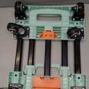 Folding Hand Truck 500lbs, Portable Heavy Duty Dolly Cart, 6 Wheels Collapsible Luggage Cart with 2 Elastic Ropes - Compact Trolley Cart for Easy Moving - Ideal Hand Cart for Travel and More (1.70, Green)