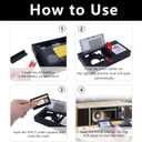 Motorized VHS-C to VHS Cassette Adapter Compatible with JVC RCA VCR Players, Convert VHS-C Tapes to Standard VHS, Not for 8mm/MiniDV/Hi8