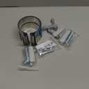 4 Pcs Universal 3.5 Inch Exhaust Clamp 3.5"Lap Joint Exhaust Band Clamp Stainless Sleeve Coupler For Mufflers Exhaust Pipe(4 PCS)