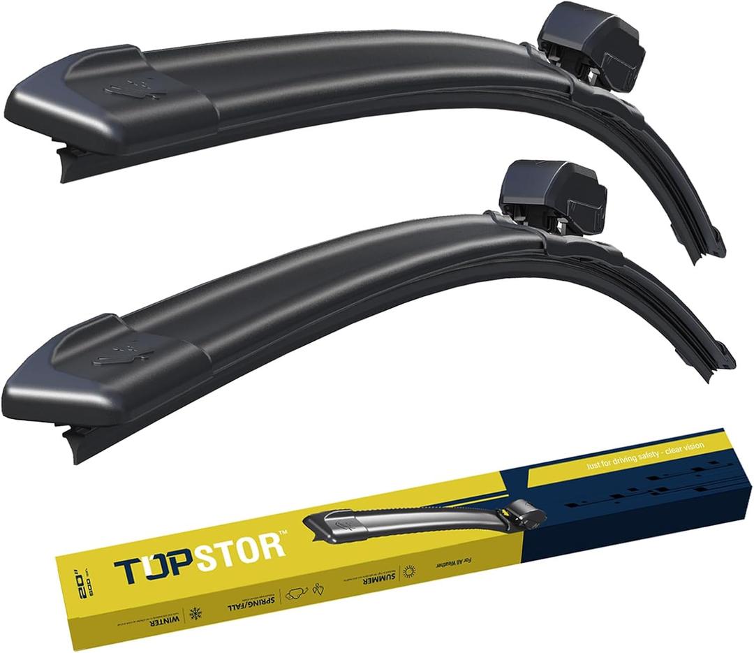 Windshield Wipers Wiper Blades - OEM QUALITY Premium All-Season Automotive Replacement Windshield Wiper Blades for Ford F-Series Ford F150 Raptor 2011-2021 (22"+22" pair for front windshield)