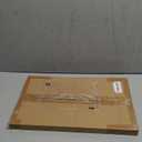 2 Pack Large Dog Door Replacement Flaps with 1 Aluminium Alloy Replacement Bracket, Compatible with Petsafe Freedom Doggie Doors, PAC11-11039 10 1/8" X 16 7/8" -with Screws(Smoky Translucent)