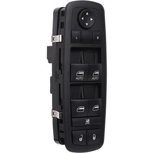 Driver Side Window Switch Power Control Button Compatible with 2010 2011 Chrysler Town & Country/Dodge Grand Caravan, Replacement OEM 04602535AI, Double Autos 3+0 Pins