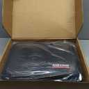 Fireproof Document Box Hard Case With Lock, Multi-Layer Fire Proof Water Resistant Safe Box File Organizer Bag With Small Money Bag for Important Documents Passport Certificates Laptop (Black)