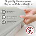 Superity Luxurious Hotel Quality Full XL Fitted Sheet 100% Cotton Ultra Soft, Skin-Friendly & Hypoallergenic Deep Pocket Fits 16 Mattress Easy Care & Snug Fit (Full XL Size -54 x 80) (Grey)