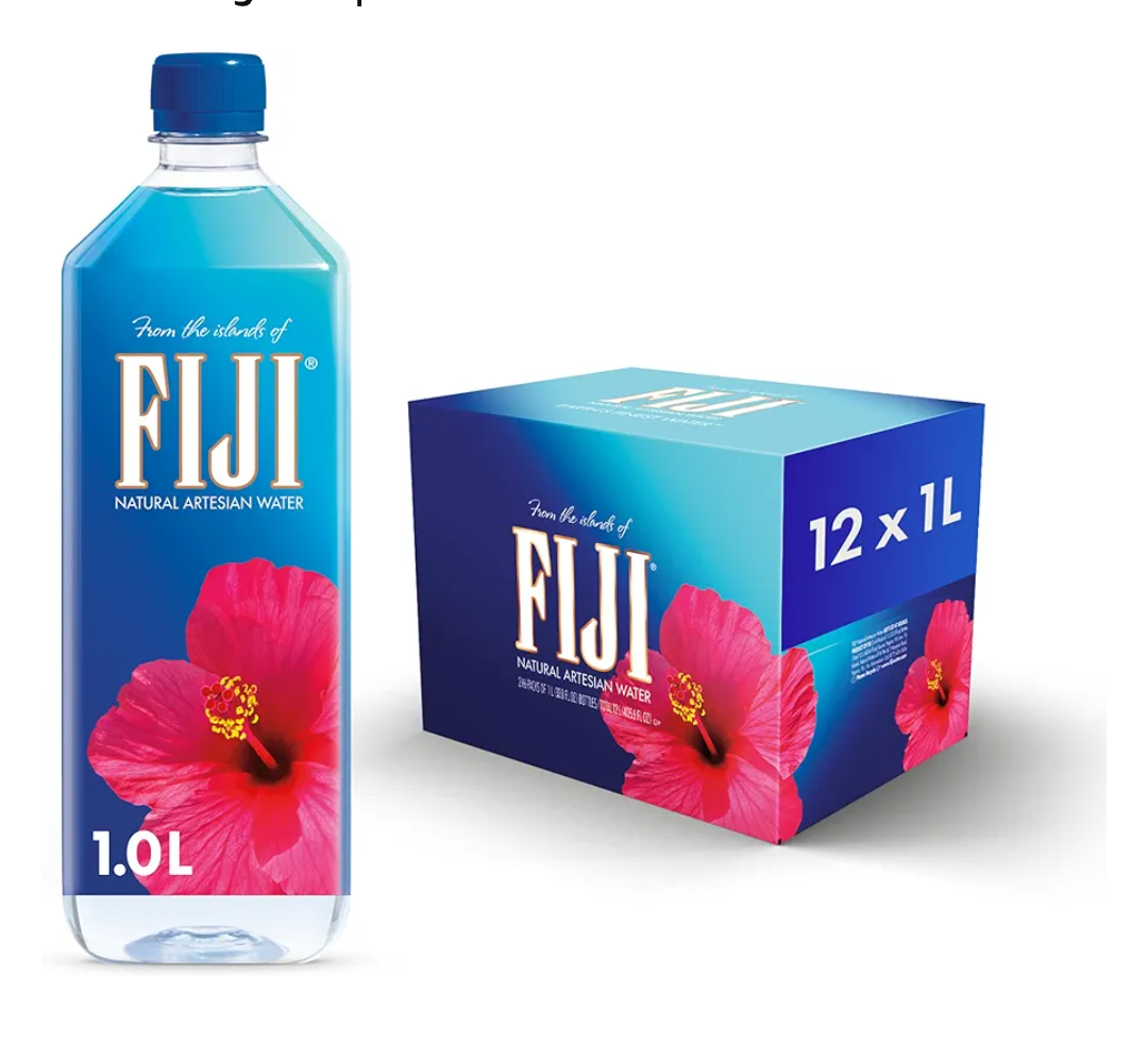 FIJI Water Artesian Water, 500mL Bottles (Pack of 24)