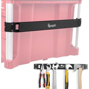 Magnetic Bar Mount Fits for Milwaukee Packout Toolbox, Powerful Magnet Tool Holder Strip Work on Packout Rails, Keeping Tools Handy