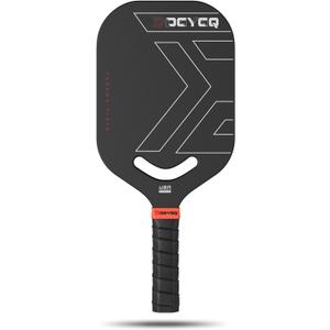 Pickleball Paddles, Carbon Fiber Pickleball Paddle with a 13mm Polypropylene Honeycomb Core, Increased Power for Ultimate Spin & Consistency