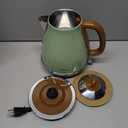 Evoloop 1.7L Electric Kettles, BPA Free Tea Kettle, Hot Water Boiler Heater, Stainless Steel Teapot, Auto Shut-Off & Boil-Dry Protection, 120V/1500W (Glossy green)