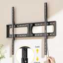 monTEK Heavy Duty XXL Fixed TV Wall Mount for 37140" Flat & Curved TVs up to 300 lbs, 4 Load Tested, 1.25" Ultra Slim Low Profile Bracket, Fits 16"/18"/24" Wood Studs,VESA 1200800mm