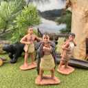 Safari Ltd. Powhatan Indians TOOB - 12 Figurines: Camp Fire, Canoe, Deer Hide, Warriors, Pocahontas, Chief Whunsoncock, & More - Educational Toy Figures For Boys, Girls & Kids Ages 3+