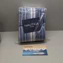 Nautica - Daybed Bedding Sets, Cotton Reversible Bed Set with Matching Shams & Pillow Cover, Lightweight Bedding Set for All Seasons (Coveside Blue, Daybed) (Dark Blue/Medium Blue)