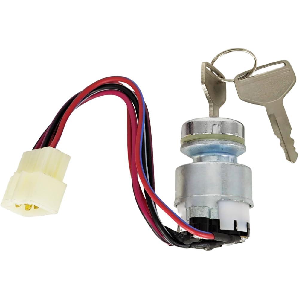 XYZIL Starter Ignition Switch w/Key T4625-B0100 Compatible with KIOTI CK DK DS RX Tractor 36919-75160 36919-75162 Compatible with Kubota RTV1100CR9 RTV1100CRX RTV1100CW M8540 M9540