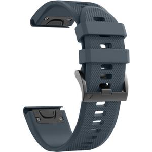 ANCOOL for Fenix 5/Fenix 6/Fenix 7 Band 22mm Silicone Watch Band for Fenix 8 47mm/Fenix 7 Pro/6 Pro/5 plus/Forerunner 935/945/955/965/Approach S62/S60/Epix Gen 2 47mm (Slate)