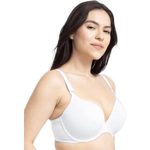 Fruit of the Loom Women's Smooth Cotton T-Shirt Bra Pack - Ultra-Soft, Flexible, and Invisible Under Tees 42DD