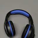 Fachixy FC-100 Wireless Gaming Headset for PS5, PS4, Switch - Gaming Headphones with Lossless Audio & 50Hrs Battery Life - Gamer Headset with Microphone for Mac, Laptop, Mobile (Blue)