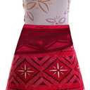 Princess Adventure Costume For Girls Ocean Outfit Fancy Dress Up (7-8 Years, Red)