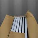 BFNN Free Standing Foldable Dog Gate, 16.5" High Step-Over Metal Short Pet Gate, Up to 72" Wide Puppy Fence for Stairs and Doorways, Indoor & Outdoor Use, No Drilling and No Assembly, White