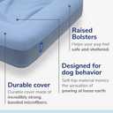 Casper Dog Bed, Plush Memory Foam, Medium, Blue