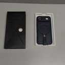 Butaiga for iPhone Air Leather Case with Stand, Anti-Slip Grip Ring, Fits for MagSafe (Blue, iPhone Air)