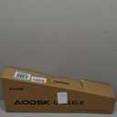 AODSK Soprano Blue Ukulele for Beginner 21 Inch Ukelele with Gig Bag Strap Nylon String 4 Picks Holiday Gift