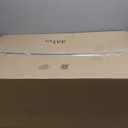 Back Seat Extender for Dogs, Hard Bottom Dog Car Seat Cover for Truck Back Seat, Dog Hammock for Car, Upgraded PU Leather Material, Larger Space, Holds 400lbs (XL, Black+ Orange)