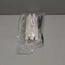 GenSwin Flameless White Taper Candles Flickering with 10-Key Remote, Battery Operated Led Warm 3D Wick Light Window Candles Real Wax Pack of 5, Christmas Home Wedding Decor(0.78 X 9.64 Inch), 5 Pack