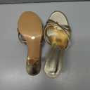 Kitten Heel Sandals for Women Flip Flop Open Round Toe Strappy Mule heels Comfort Casual Thong Slide Heeled Sandals 8