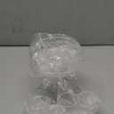 ALEVMOOM 6 Shot Glass Dispenser and Holder, Multiple 6 Shots Dispenser for Bar Filling Liquids, Carrier Cocktail Shots Drink Tool with Brush (transparent color)