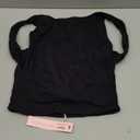 QINSEN Women's Sexy Open Back Sleeveless Crop Tank High Neck Slim Fit Cropped Tee Shirt Y2k Tops (Medium, Black)