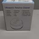 Dental Ultrasonic Retainer Cleaner Machine: 45kHz Dental Cleaning Pod with Digital Timer & 200ML, Deep Cleaning for Dentures, Mouth Guards, Aligners, Night Guards, Braces, Toothbrush Heads & Jewelry (White)