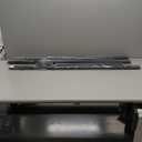 ALLZONE Tension Curtain Rod for Windows,123 to 160 Inch, Heavy Duty Extra Long Curtain Rods, Non-Slip Bathroom Shower Tension Rod, Renter Friendly, Adjustable, Spring Loaded, Black