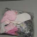 MGparty 100th Day of School Costume for Girls, Old Lady Costume for Kids, Grandma Cosplay Dress Up (8-10 Years)